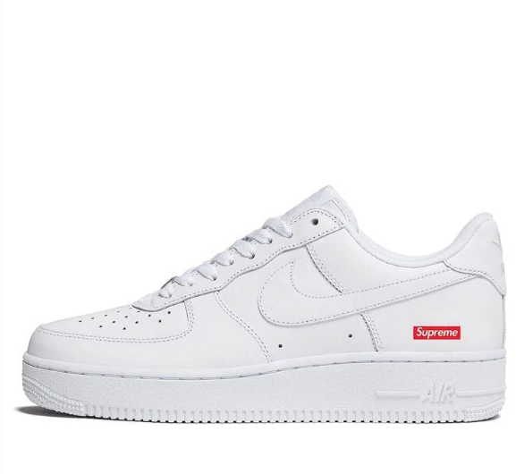 Supreme x Nike Air Force 1 Low 'Box Logo - White'