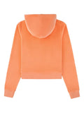 Sporty & Rich Italic-logo zip-up hoodie