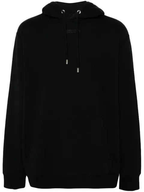 Lanvin logo-embroidered cotton hoodie