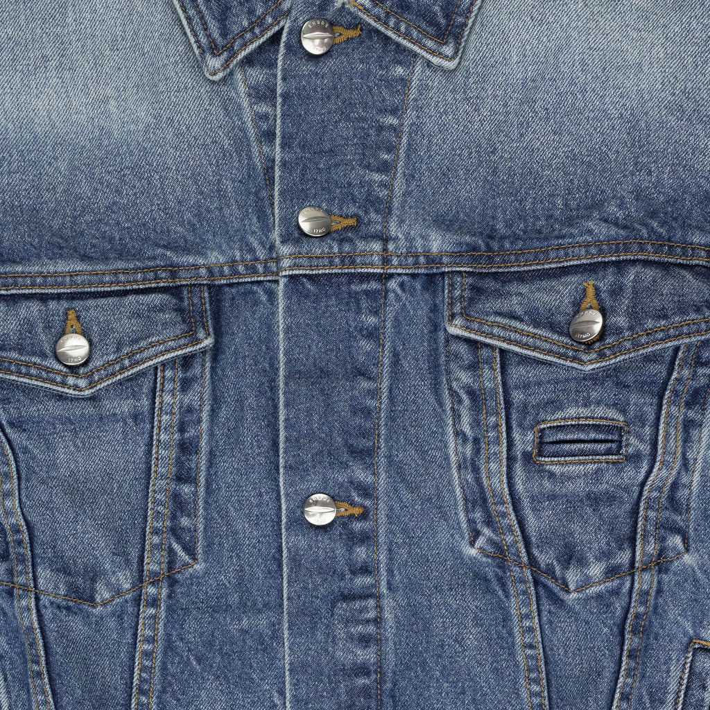 INDIGO OVERSIZED DENIM TRUCKER JACKET