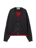 TONYWACK V-neck layered cardigan