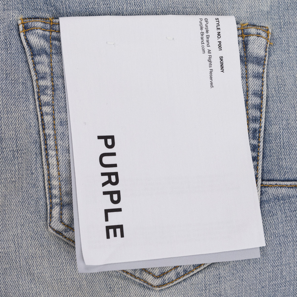 Light Indigo Fade Down Skinny Jeans