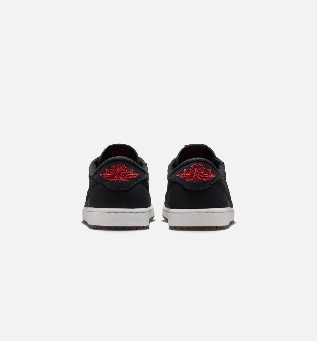 Air Jordan 1 Retro Low OG Laser Men's Lifestyle Shoe - Black & Varsity Red