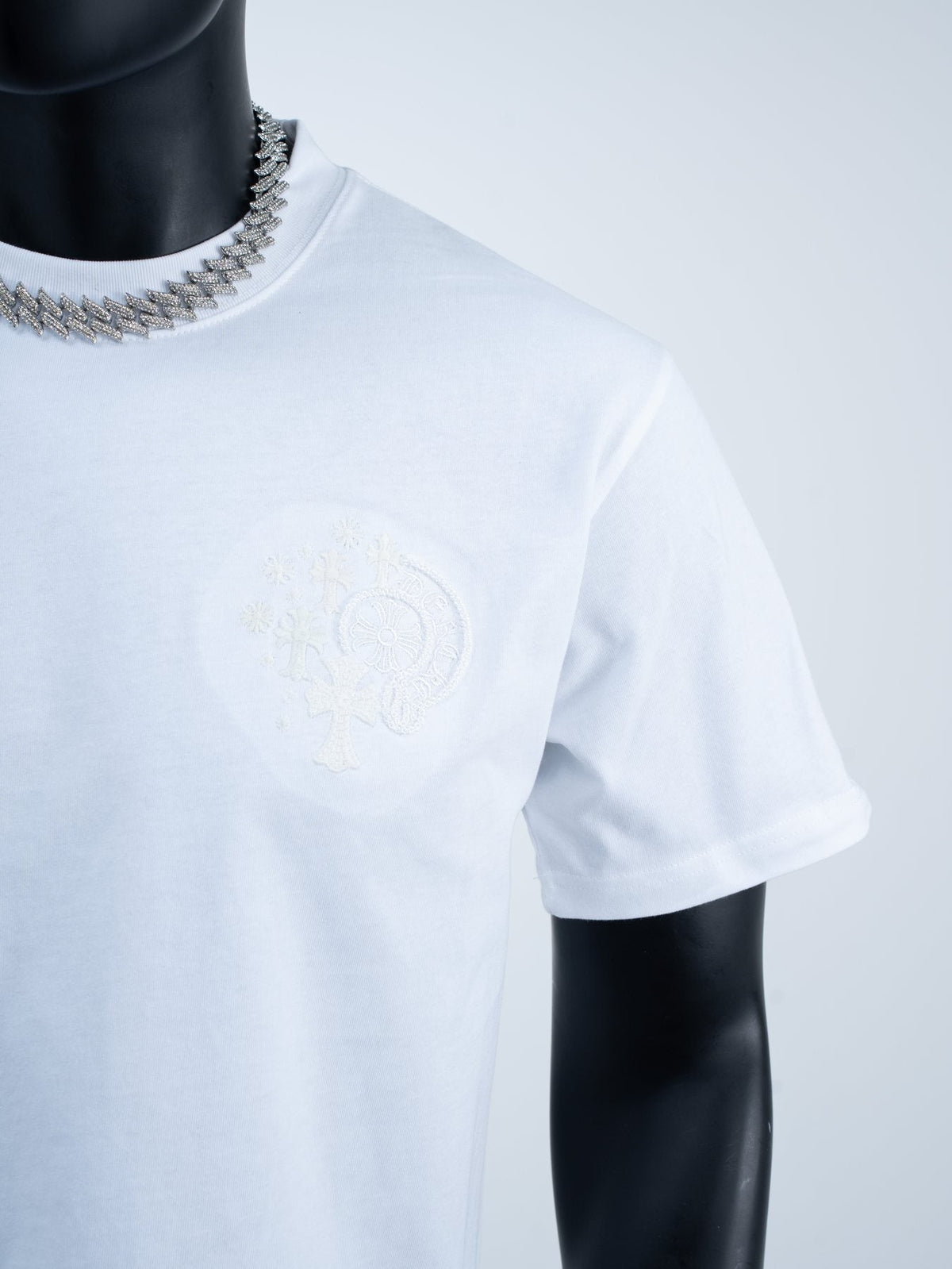 Chrome Hearts Cross Star Graphic Short-Sleeve T-Shirt